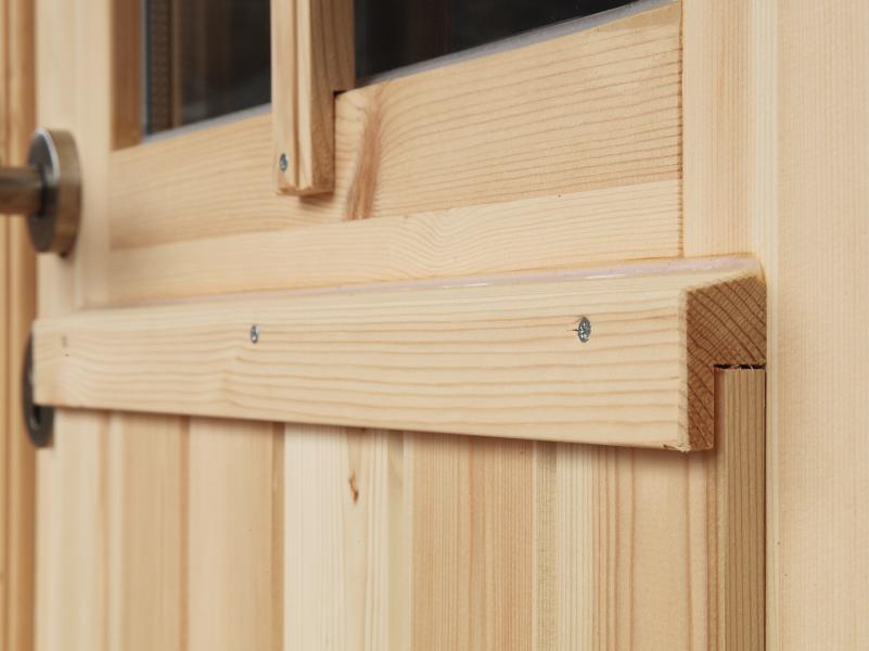 Wolff Finnhaus Gartenhaus Pulti 34-B Typ 5 mit SD A, naturbelassen