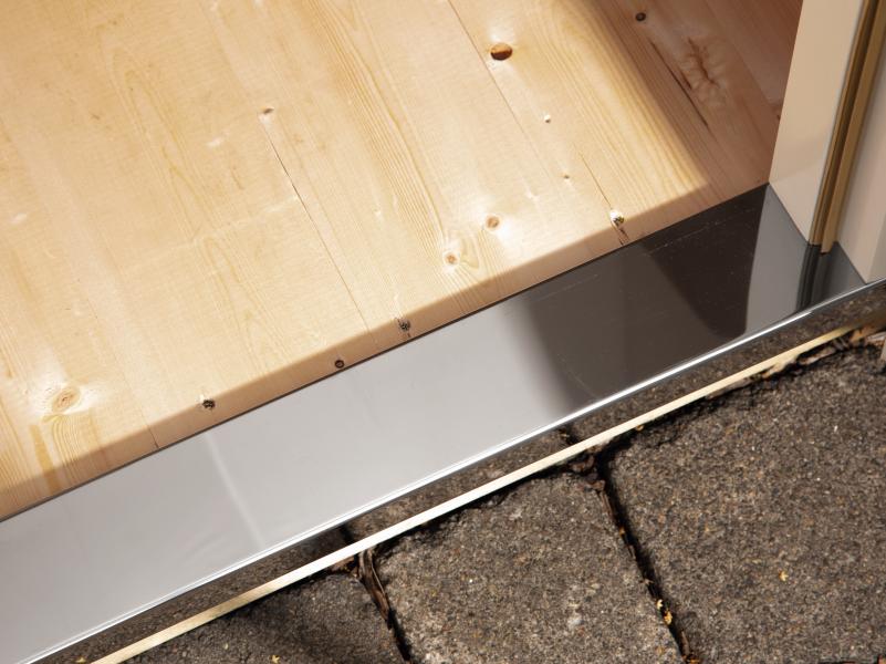 Wolff Finnhaus Gartenhaus Pulti 34-B Typ 5 mit SD A, naturbelassen