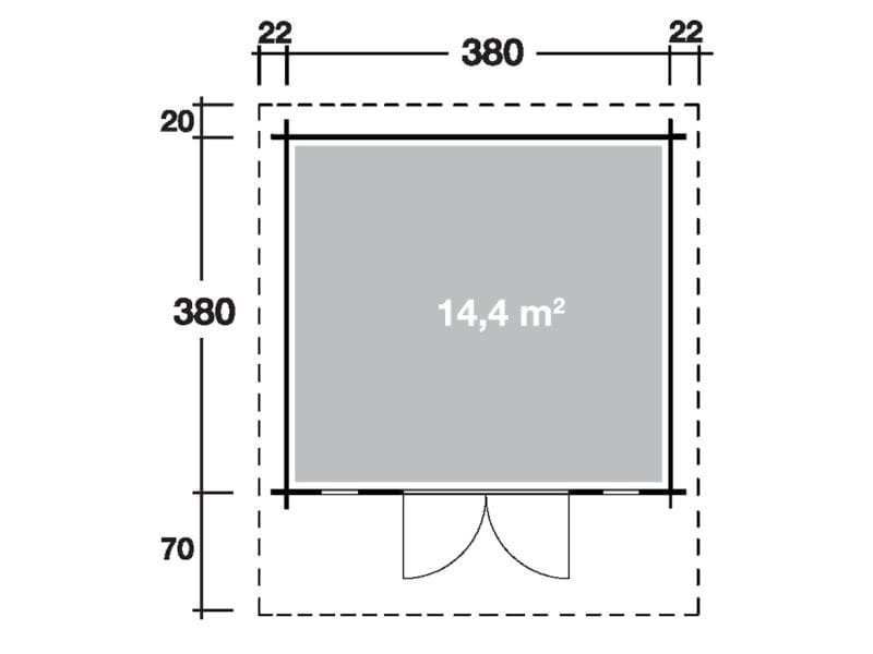 Wolff Finnhaus Gartenhaus Rotterdam Klassik naturbelassen