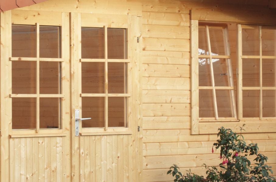 Wolff Finnhaus Gartenhaus Rotterdam Klassik hellgrau