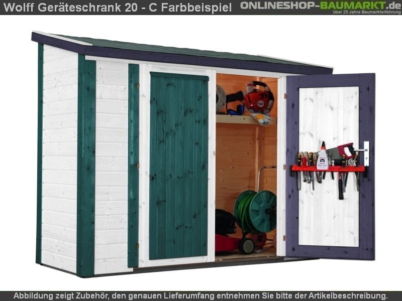 Wolff Finnhaus Geräteschrank 20 - C natur