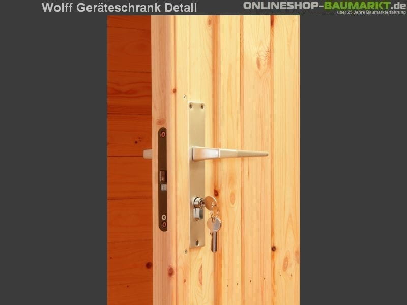 Wolff Finnhaus Geräteschrank 20 - C natur