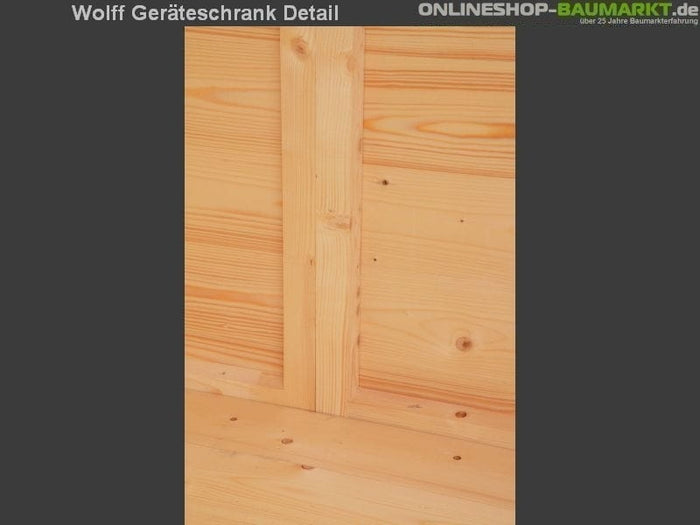 Wolff Finnhaus Geräteschrank 20 - C natur