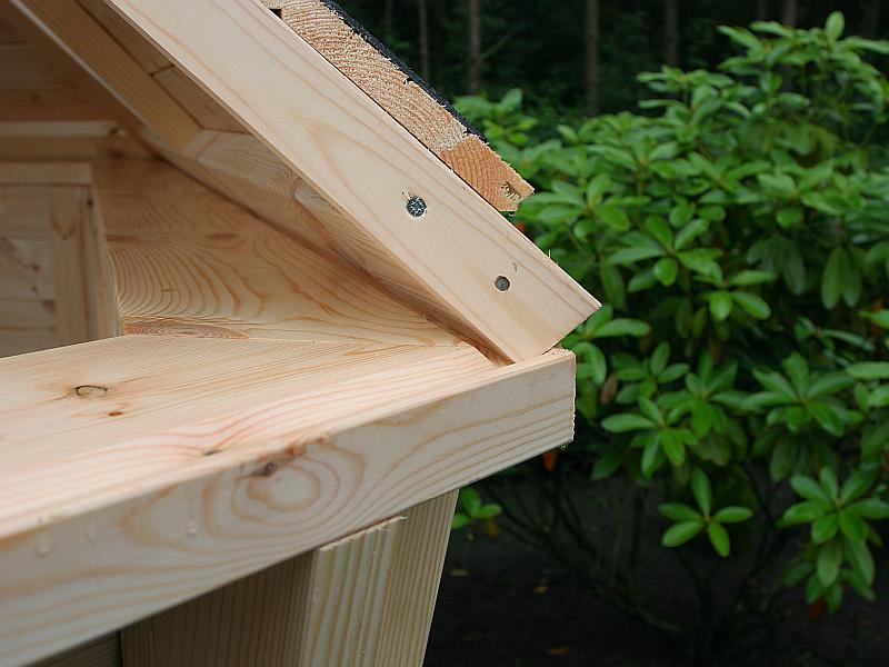 Wolff Finnhaus Grillkota Basic 9 mit Grillanlage schwarze Schindeln