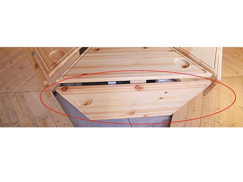 Wolff Finnhaus Grillkota Grilltisch zum Ausklappen