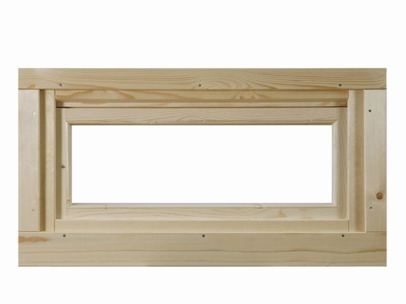 Wolff Finnhaus Kipp-Fenster Metz C in 40 Milchglas