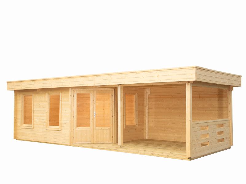 Wolff Finnhaus Maja 40-B/1-Raum, mit Terrasse 250 cm