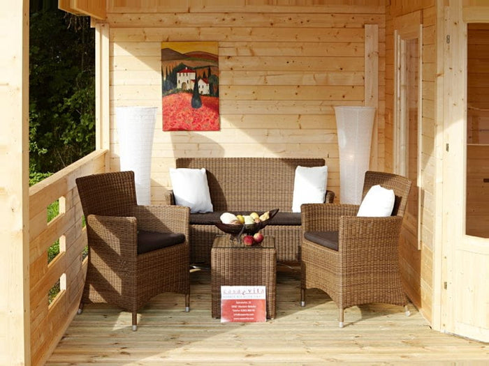 Wolff Finnhaus Maja 40-B/1-Raum, mit Terrasse 250 cm