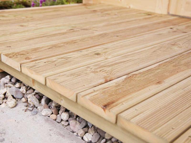 Wolff Finnhaus Maja 40-B/1-Raum, mit Terrasse 250 cm