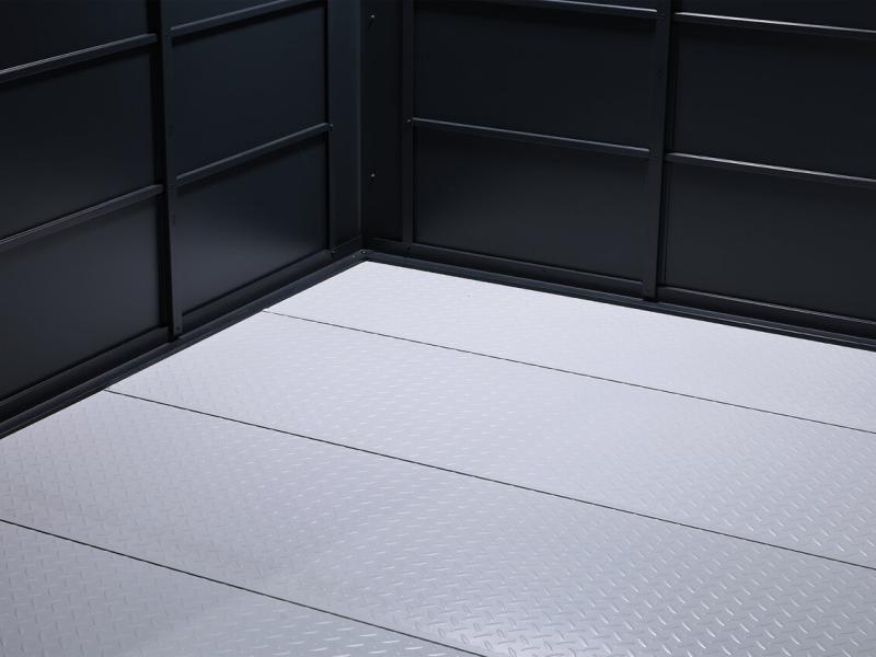 Wolff Finnhaus Metall Fußboden 2424, Maße: 240 x 240 cm