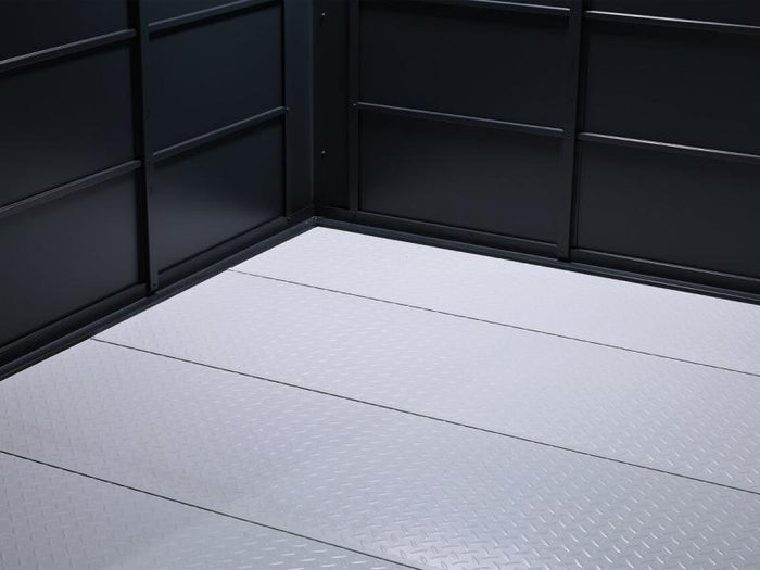 Wolff Finnhaus Metall Fußboden 2424, Maße: 240 x 240 cm