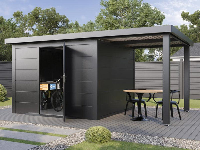 Wolff Finnhaus Metall-Terrasse 2424, Anthrazit