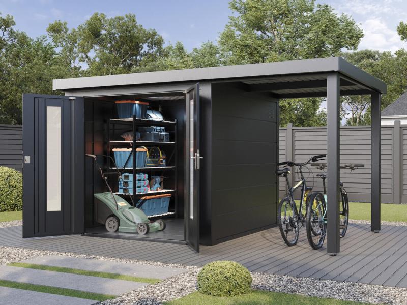 Wolff Finnhaus Metall-Terrasse 2424, Anthrazit