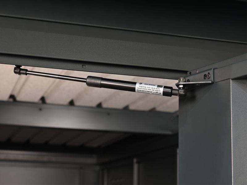 Wolff Finnhaus Metallgartenhaus Hakon 2424, Anthrazit, 1 flg