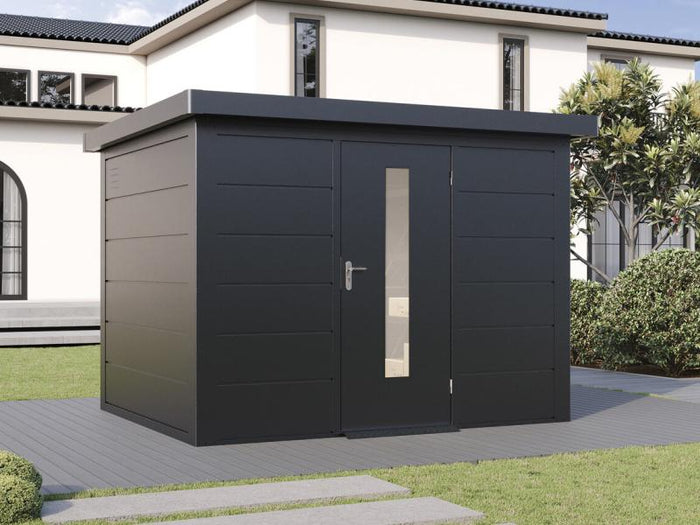 Wolff Finnhaus Metallgartenhaus Hakon 3024, Anthrazit, 1 flg