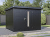 Wolff Finnhaus Metallgartenhaus Hakon 3030, Anthrazit, 1 flg
