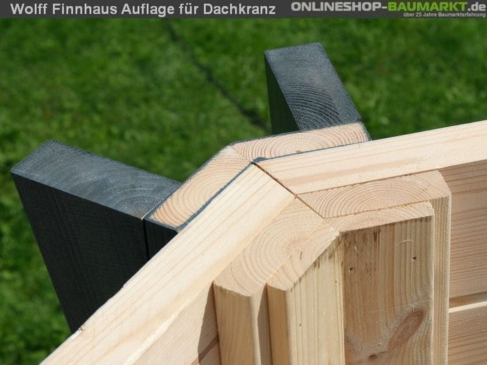 Wolff Finnhaus Pavillon Capri 3.5 natur 3,5x3,5 m