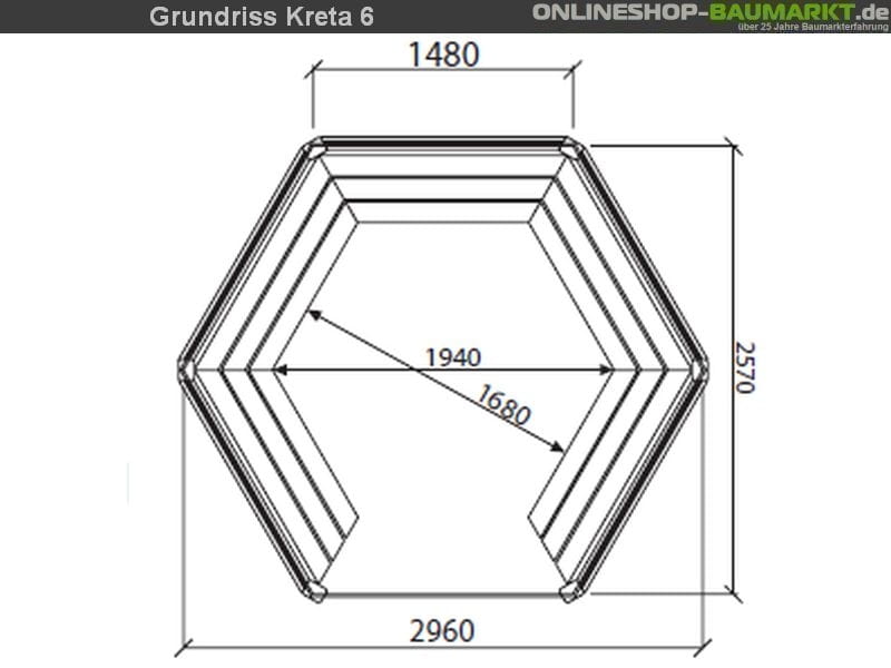 Wolff Finnhaus Pavillon Kreta 6 Grundbauset