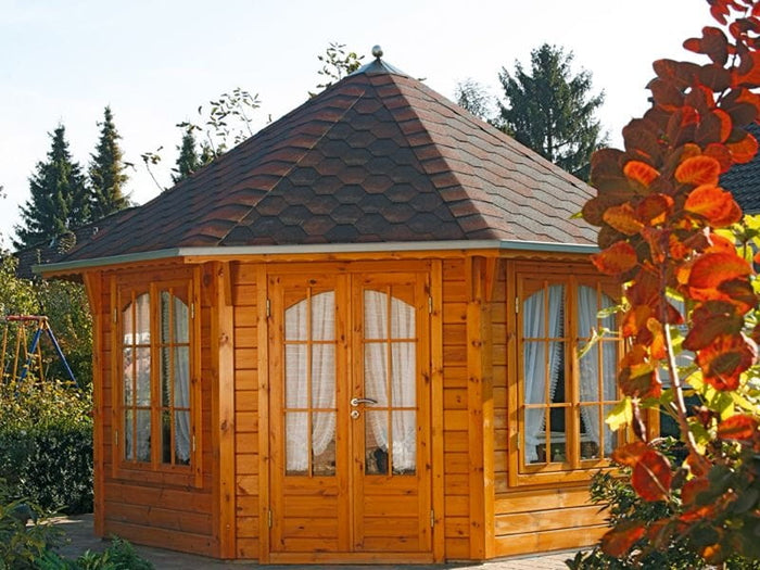 Wolff Finnhaus Pavillon Roma 4.0 natur 4 x 4 m