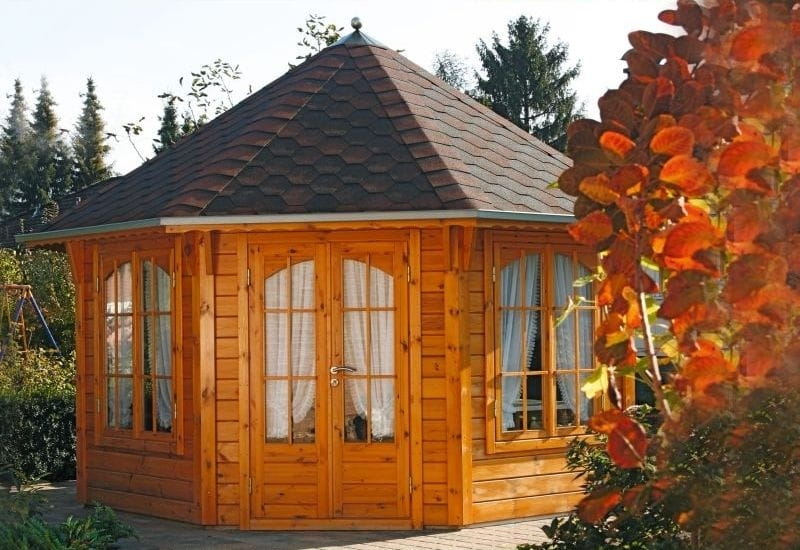 Wolff Finnhaus Pavillon Roma 4.0 natur 4 x 4 m