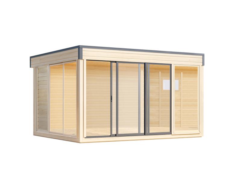 Wolff Finnhaus Pultdachhaus Finn Cube 4x3 Typ 2 ISO