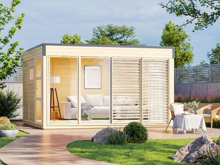 Wolff Finnhaus Pultdachhaus Finn Cube 4x3 Typ 3 ISO