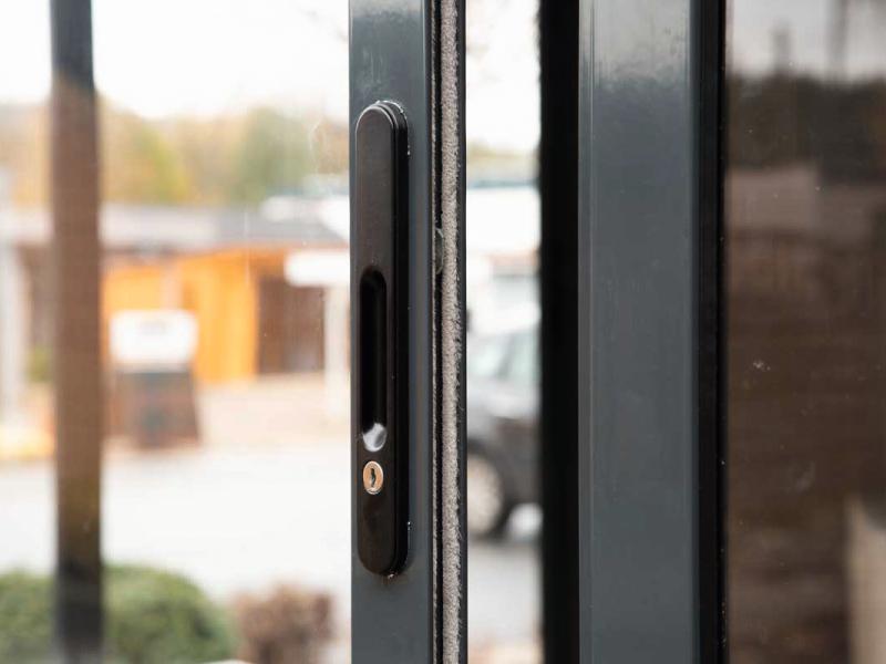 Wolff Finnhaus Pultdachhaus Studio 44-B mit 2 Schiebetüren