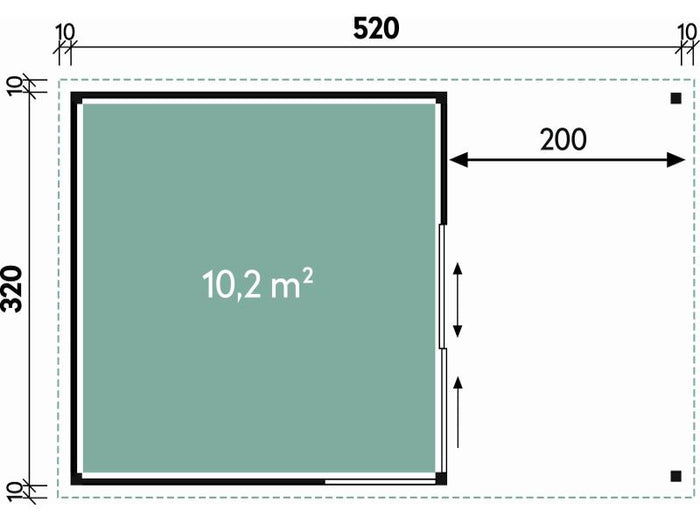 Wolff Finnhaus Pultdachhaus Studio 44-B mit Seitendach
