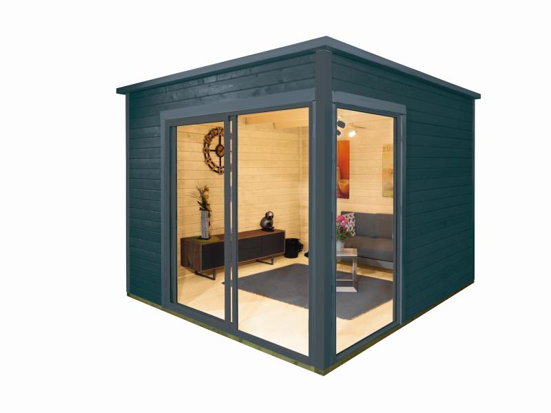 Wolff Finnhaus Pultdachhaus Studio 44-B, anthrazit
