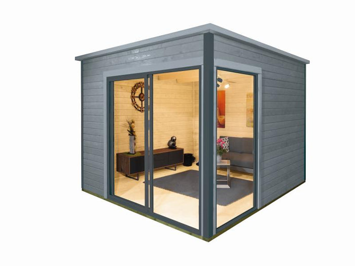 Wolff Finnhaus Pultdachhaus Studio 44-B, Hellgrau