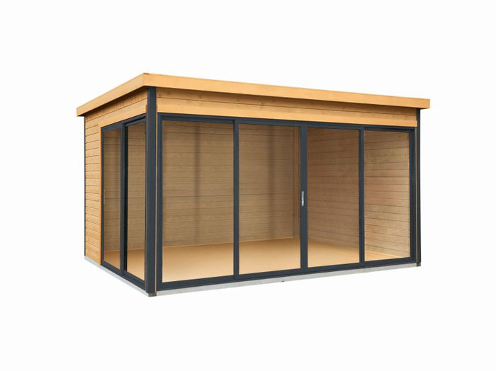 Wolff Finnhaus Pultdachhaus Studio 44-D naturbelassen