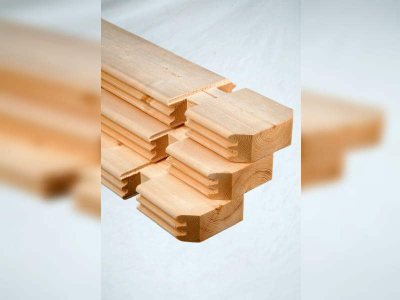 Wolff Finnhaus Pulti 34-B Typ 5 mit Milchglas-Tür naturbelassen