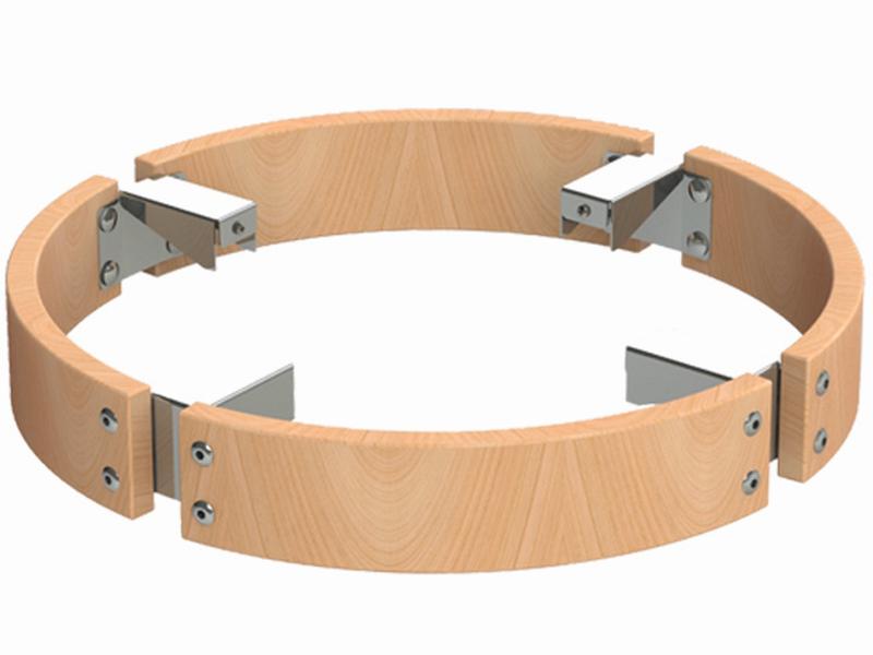 Wolff Finnhaus Sauna Ofenschutzring 9 kW