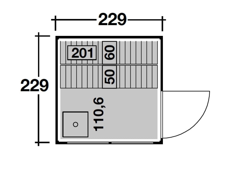Wolff Finnhaus Sauna Paradiso 2x2