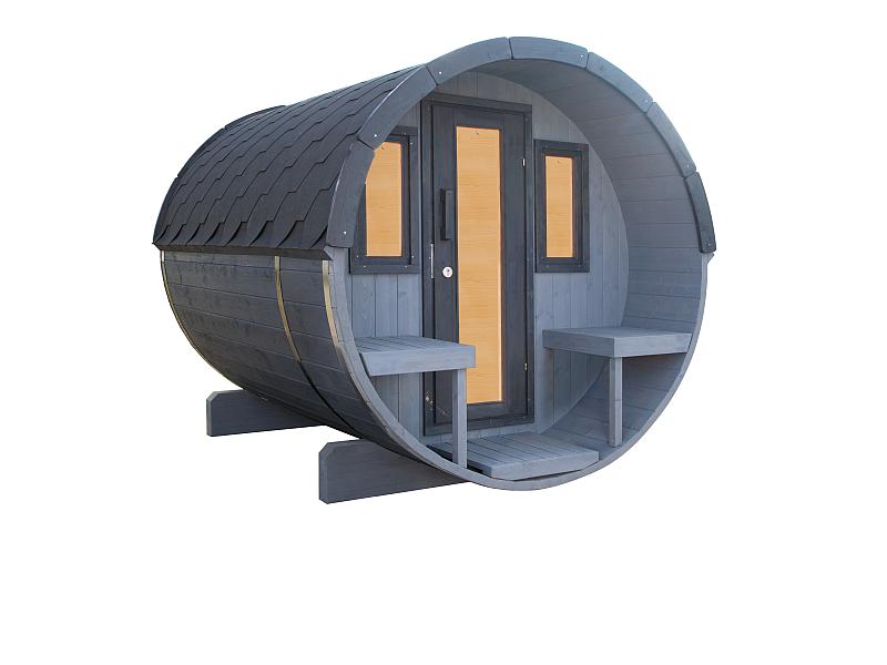 Wolff Finnhaus Saunafass 250 als Bausatz
