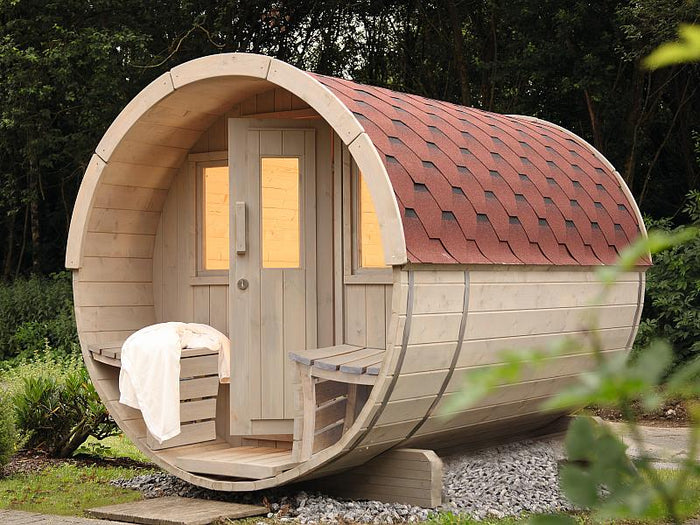 Wolff Finnhaus Saunafass 280 als Bausatz