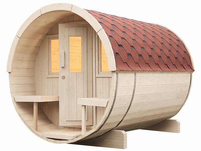 Wolff Finnhaus Saunafass 280 als Bausatz