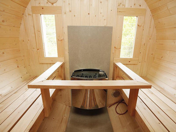 Wolff Finnhaus Saunafass 330 2- Raum als Bausatz