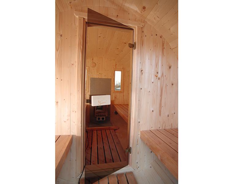 Wolff Finnhaus Saunafass 330 2- Raum als Bausatz
