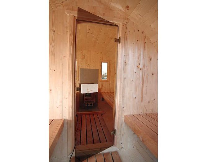 Wolff Finnhaus Saunafass 330 2- Raum als Bausatz