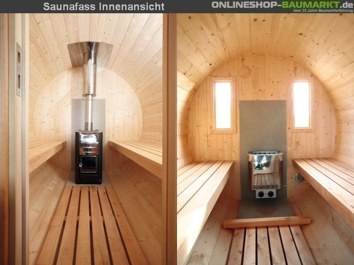 Wolff Finnhaus Saunafass 400 2-Raum