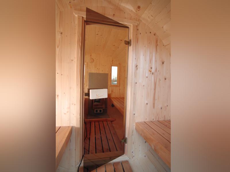 Wolff Finnhaus Saunafass 400 als Bausatz