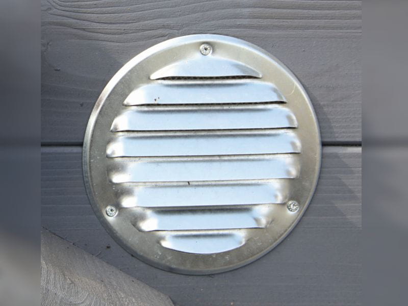 Wolff Finnhaus Saunafass Basic 280 montiert DS schwarz Anstrich Kiefer