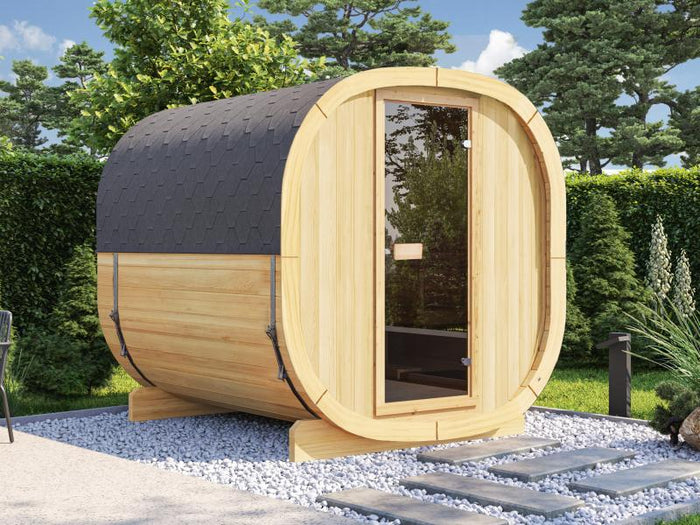 Wolff Finnhaus Saunafass Colm 2123 als Bausatz