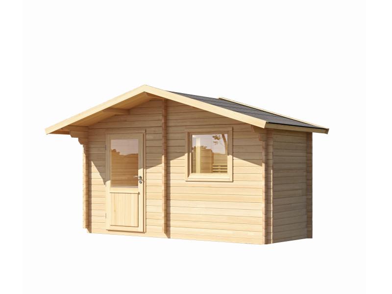 Wolff Finnhaus Saunahaus de luxe Sanna 70 -ohne Terrasse