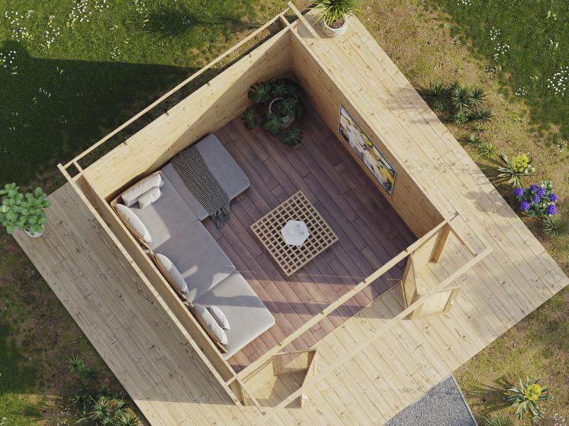 Wolff Finnhaus Tammo 3838, 40 mm, inkl. Fußboden