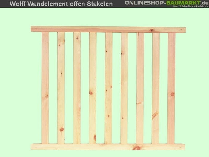 Wolff Finnhaus Wandelement Staketen Kreta 8
