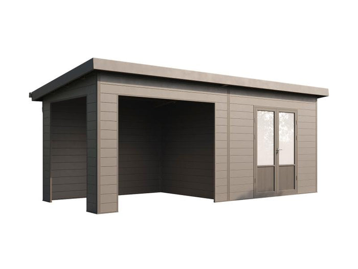 Wolff Finnhaus WPC-Haus Tona 6024 Anthrazit