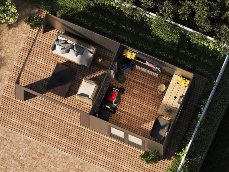 Wolff Finnhaus WPC-Haus Tona Anthrazit