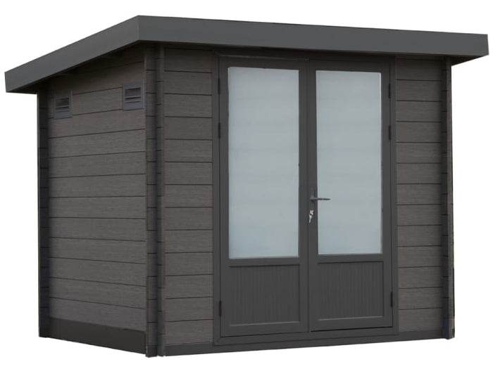 Wolff Finnhaus WPC-Haus Trend B grau